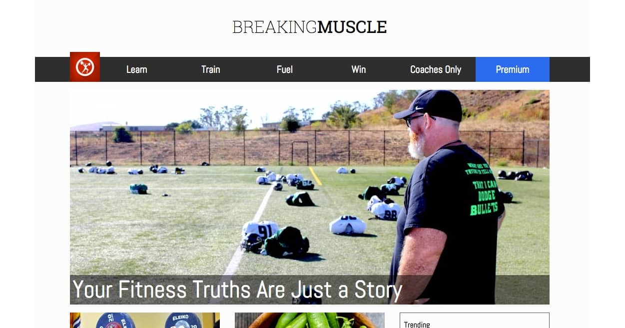 Contributing writer to breakingmuscle.com