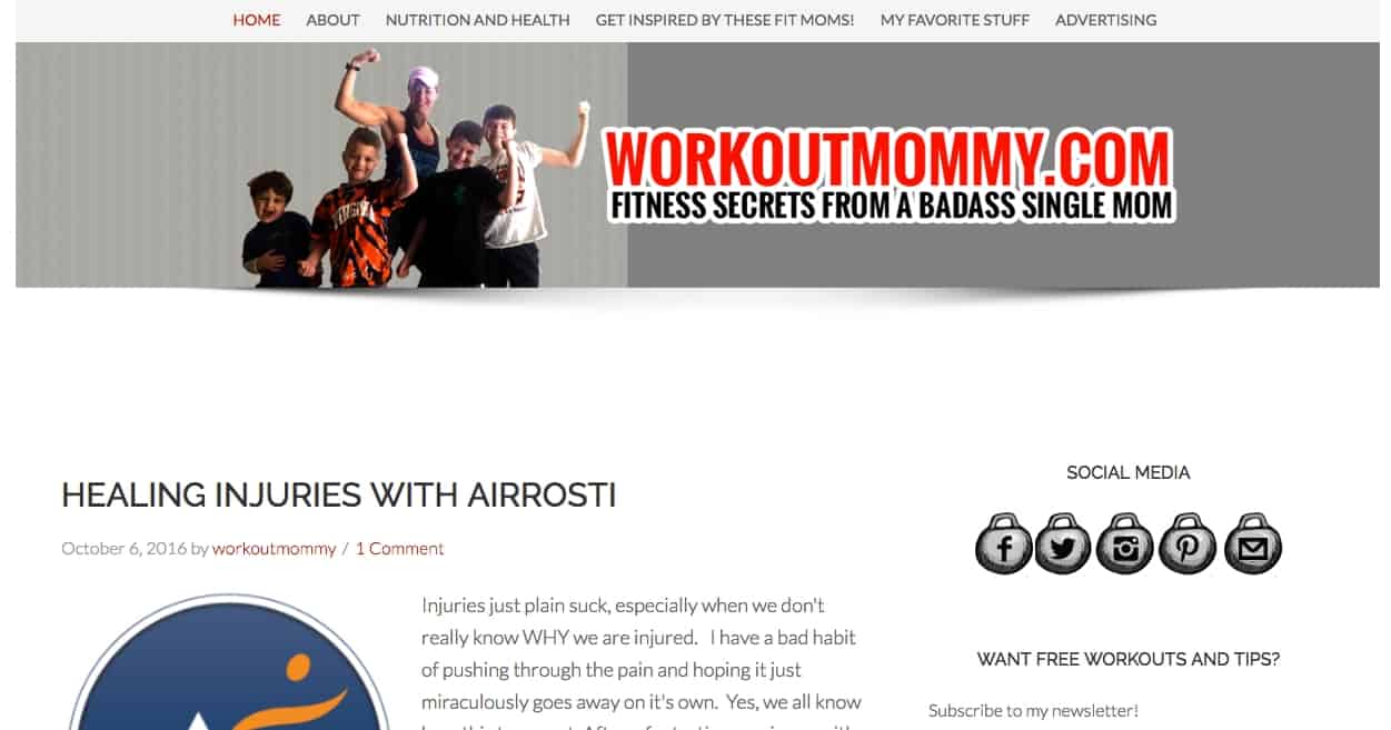 Contributing writer to workoutmommy.com