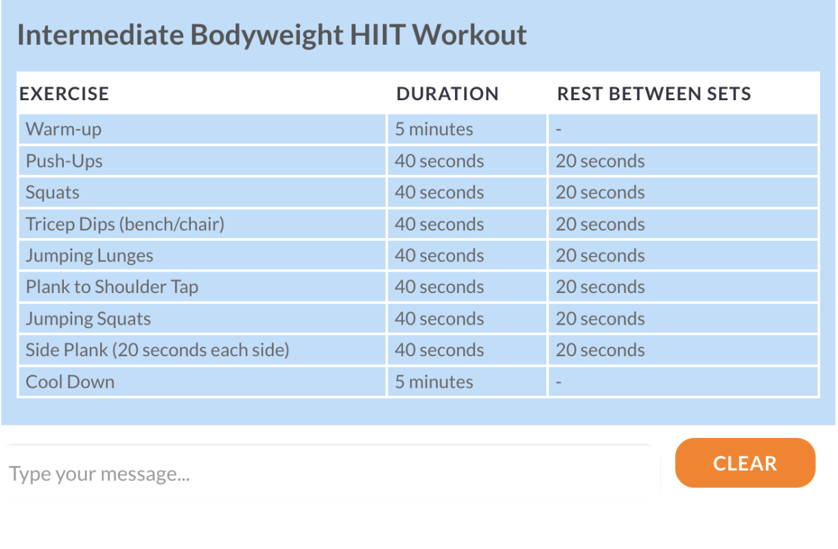 buy hiit  generator bodyweight  workout