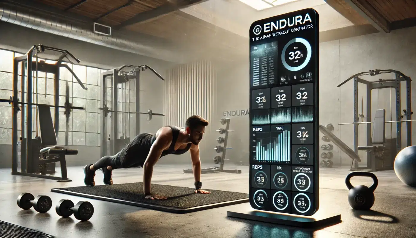 man push ups amrap workout generator endura